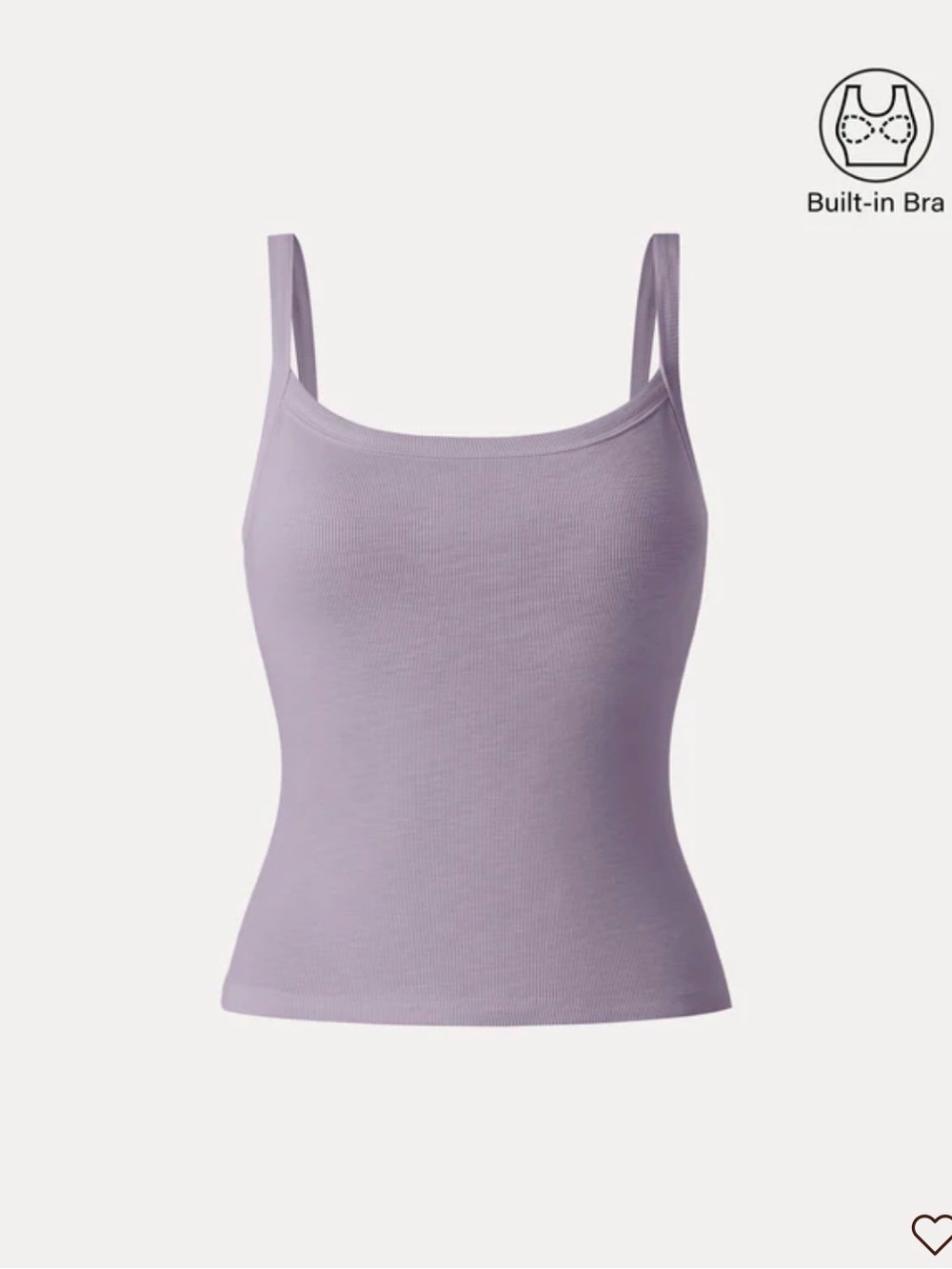 NWT OGL Everyday Built-In Bra Tank Medium Fog